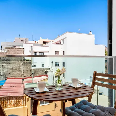 Medano4you Tina's Jacuzzi Terrace Playa Chica 아파트 엘메다노