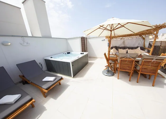 Medano4you Tina's Jacuzzi Terrace Playa Chica アパート エル・メダノ