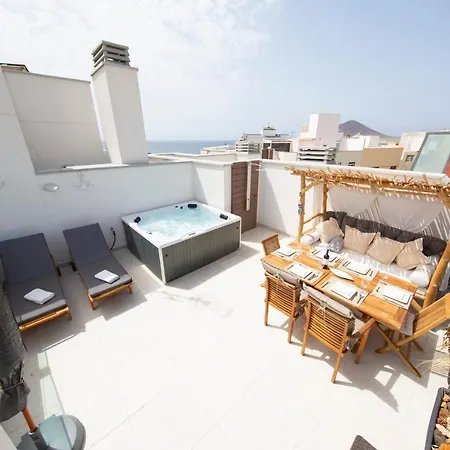 Medano4you Tina's Jacuzzi Terrace Playa Chica * エル・メダノ